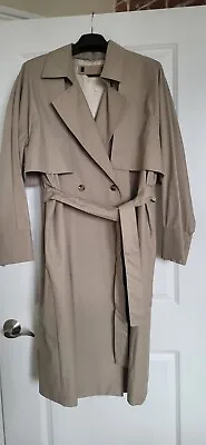 Marina Rinaldi NEW $1850 Beige Cotton-blend Trench Coat MR 29 / US 20W • $230