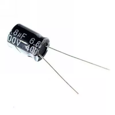 10pcs 400v 6.8uf 400volt 6.8mfd 105c Aluminum Electrolytic Capacitor 8×12mm • $2.83