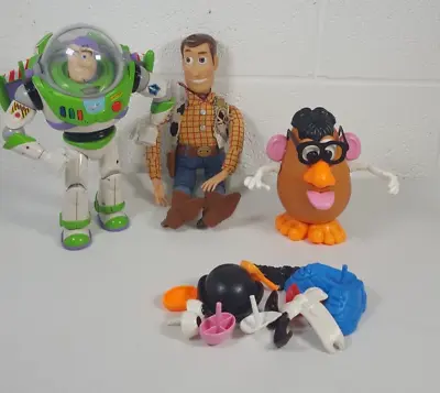 Woody Buzz Lightyear Mr Potato Head Original Disney Pixar Toy Story 1995 Toys • £24.99