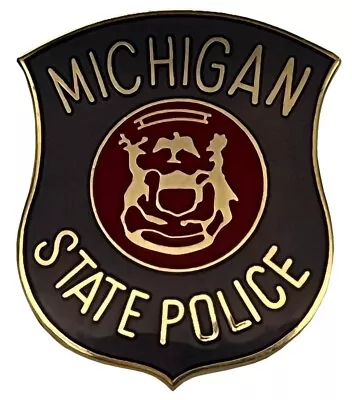 Michigan State Police Patch Hat Cap Lapel Pin POP-022 • $7.77