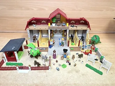 PLAYMOBIL 5221 - Large Horse Farm With Paddock & Stable • £39.99