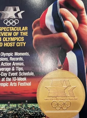 1984 Official Olympic Guide To Los Angeles Olympics  Collectors Edition • $3