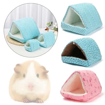 £2.90 • Buy Rabbit Small Animal Sleeping Bed Hamster House Warm Mat Guinea Pig Nest