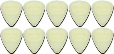 $7.70 • Buy 10 X Jim Dunlop Glow In The Dark Standard .80MM Gauge Guitar Picks Nylon