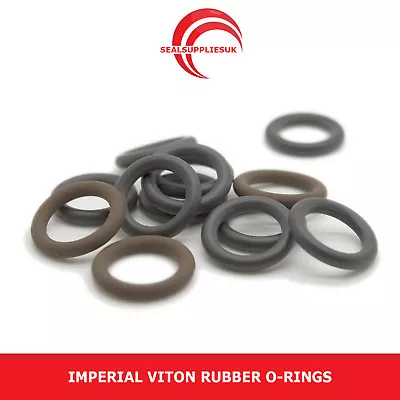 Imperial Viton Rubber FKM O Rings 2.62mm C/Section BS103-BS171 (2.06-20.87mm ID) • £44.36