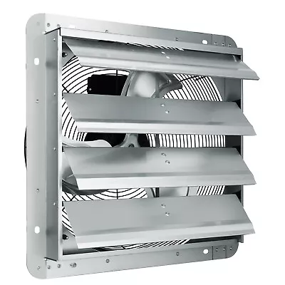 VEVOR Shutter Exhaust Fan Shop Exhaust Fan 16'' Wall Mounted Aluminum 2000 CFM • $65.99