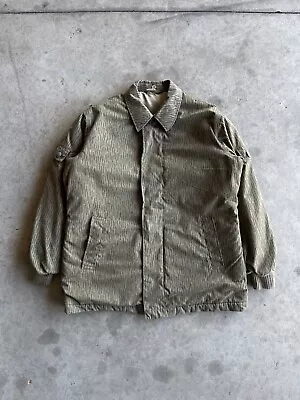 Vintage East German Rain Drop Camo Zip Jacket Coat Size Large • $44.49