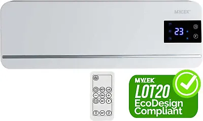 £74.99 • Buy Mylek Over Door Fan Heater Electric Warm Air Curtain Remote Control Digital LED