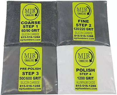 $13.14 • Buy 1 Lb Rock Tumbler Refill Media Grit Kit Stone Polishing Silicon Carbide Al Oxide