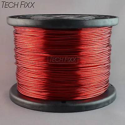 Magnet Wire 16 Gauge Enameled Copper 1235 Feet Coil Winding 9.82 Lbs Essex Red • $147