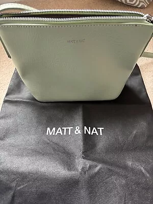 MATT & NAT Womens Mint Vegan Bag Made With 100% Recycled Plasic Bottles - New • £35