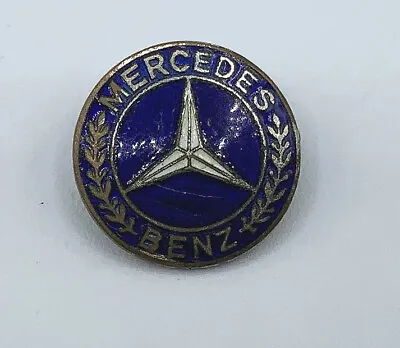 Vintage Rare 1930s/40s Mercedes-Benz Enamel Pinback Badge Brooch Heinz Schmidt • $58.87
