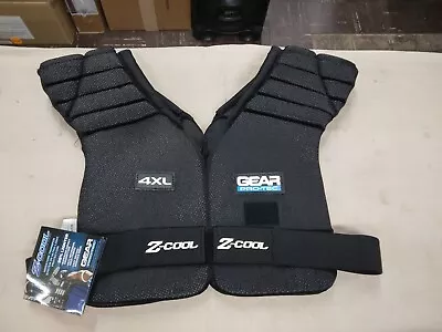 Gear Pro-Tec Z-Cool Walk-Thru/Injury Vest Black 4XL *New* FREE SHIPPING! • $59.95