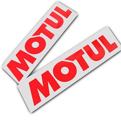 Motul Oil Motorcycle Car Racing Track Sponsor Graphics Stickers  X 2 Pieces  • $7.27