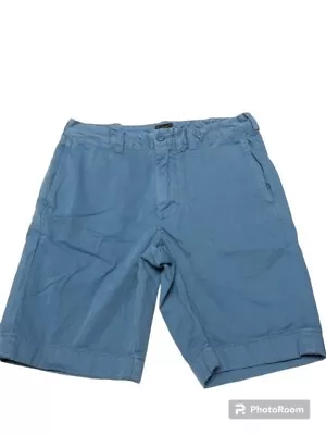 Men J Crew Stanton Chino Blue Short Size 30 EUC • $15