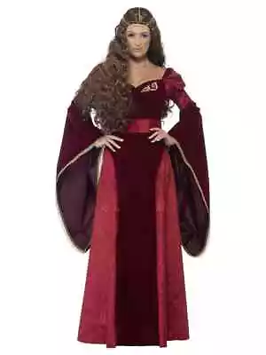 Medieval Queen Deluxe Costume Maid Marion Fancy Dress Costume • £39.99