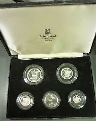 1986 Isle Of Man 4-Coin Platinum Proof Set 1.85 Oz .9995 Platinum Only 2000 • $3150