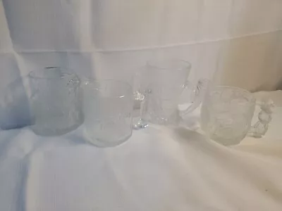 Vintage 1993 Mcdonalds Flinstones Glasses Full Set Rare • $39.59