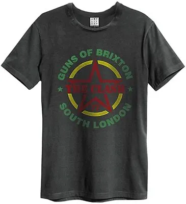£22.95 • Buy Amplified The Clash - Guns Of Brixton Tour - Men's Charcoal T-Shirt 