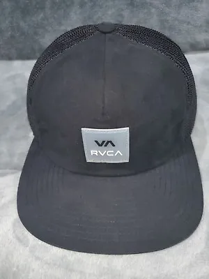 Rvca Va All The Way Trucker Delux Adult Mens Snapback Hat Black New 21064856 • $25.99