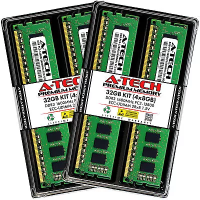 32GB 4x 8GB PC3-12800E ECC UDIMM IBM X3250 M4 Memory RAM • $43.96