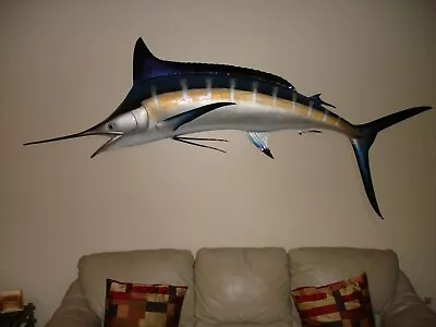 94  Blue Marlin Half Mount Fish Replica - Quick Production • $480