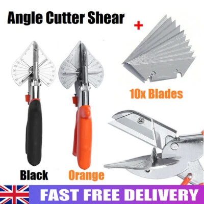 £6.50 • Buy Multi-Angle Cutter Mitre Shears Gasket Cutter Trim Bead Snips Steel Blade Tools