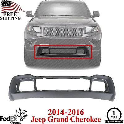 Front Bumper Lower Grille Frame Textured Plastic For 2014-16 Jeep Grand Cherokee • $57.85