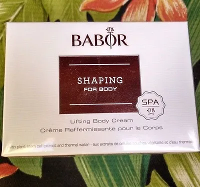 Babor Shaping For Body Firming Lifting Body Cream 200 Ml NEW IN BOX  • $69.99