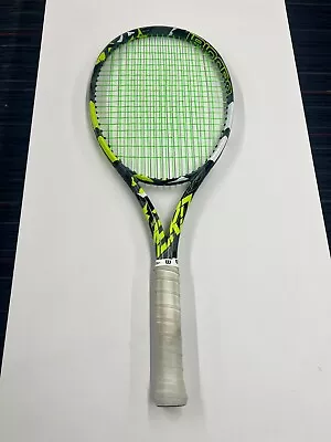 Babolat Pure Aero 2023 Tennis Racquet - Grey/Yellow/White • $127.50