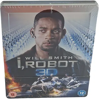 I Robot Blu-Ray 3D + Blu-Ray Steelbook Zavvi Limited 3000 Ex 2014 Area Free • £92.89