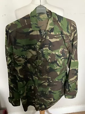 Military Camouflage Jacket Size  Med - Large Utilitary Army Style Shirt Jacket • £5