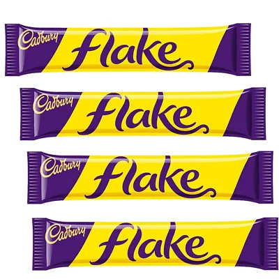 CADBURY FLAKE CHOCOLATE BARS 32g FOR ICE CREAM & CULINARY USE (4/ 8/ 12 BARS) • £10.49