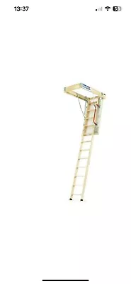 Keylite KYL02 Loft Ladder 550 X 1200mm Timber 3 Section Folding Fully Assembled • £150