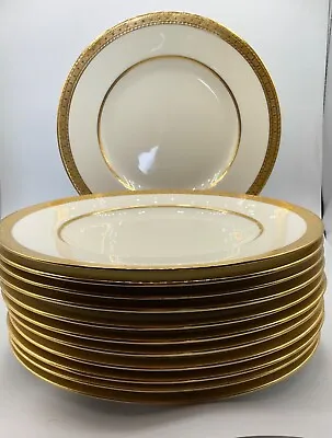 Mintons For Tiffany &co Set 12 Dinner Plates H 4521 • $2000