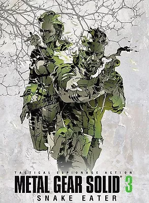 Metal Gear Solid 3 FPS Stealth Action Video Game Cover Wall Art 11x15 • $14.99