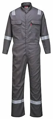 Portwest FR94 Bizflame FR Flame Resistant Lightweight Coverall Reflective Tape • $98.58