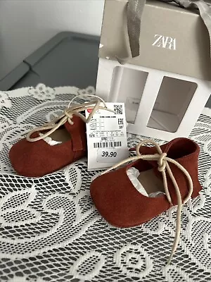 NWT Zara Moccasin Type   Baby 3-6 Months/USA 1/1/2 • $13