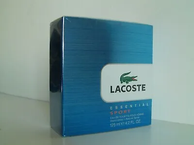 LACOSTE ESSENTIAL SPORT 125ml Eau De Toilette Spray. Rare Discontinued • £76