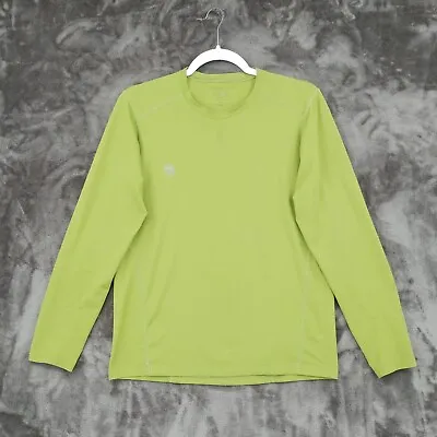 Mountain Hardwear Womens Large Green Long Sleeve Lightweight Base Layer Shirt • $9.99