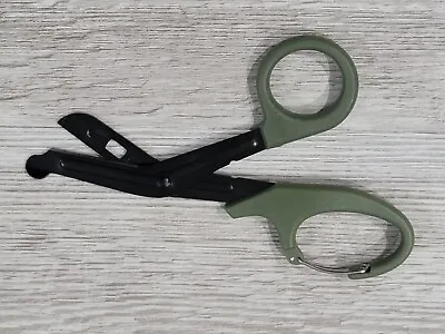 Medical Trauma Shears Stainless Steel With Carabiner Clip 7.5  Bandage Shears • $8.75