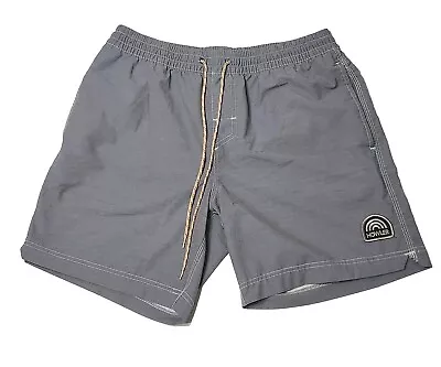 Howler Bros Swim Trunks Mens 34 Gray Board Shorts Swimming Beach Drawstring  • $24.99