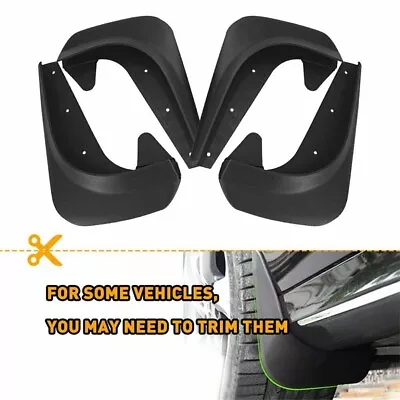 4 PC Auto Car Mud Flaps Splash Guards For Front Rear Fender Universal Mudguard • $20.63