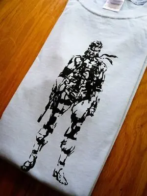 Vintage Solid Snake Metal Gear Solid T-Shirt MGS Video Game Collectible Unisex • $18