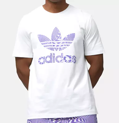 New Mens Adidas Originals Rekive Trefoil Tee Shirt ~size Large  Hr8591 • $31.50