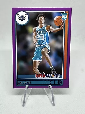 Kai Jones 2021-22 Panin NBA Hoops Purple RC #230 Charlotte Hornets • $2.25