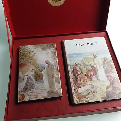 Holy Bible & Prayer Hardback Book Box Set Eyre Spottiswoode Vintage Majesty's • £55