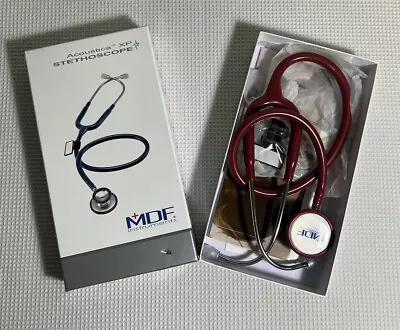 MDF Instruments Acoustica XP Stethoscope Burgundy MDF747XP17-NEVER USED • $26.95