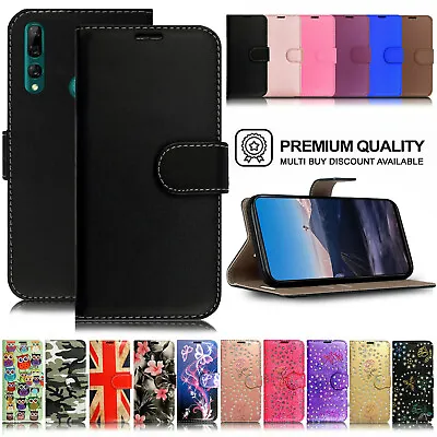 Case For Huawei Y5P Y3 Y5 Y6s Y7 Y9 Shockproof Leather Flip Wallet Phone Cover • £2.99