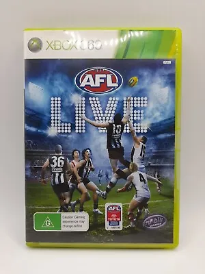 AFL Live XBOX 360 PAL Microsoft Australian Football League VGC *FREE POST* • $14.50